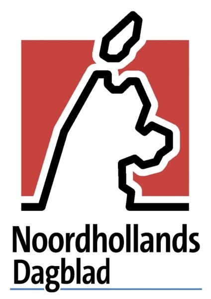 Logo van het Noord-Hollands Dagblad, dat over de ledenwijngaard publiceerde