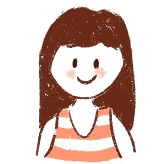 simple digital drawing of girl portrait