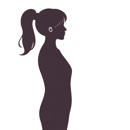 "Woman silhouette" "hormone icons" "checklist"