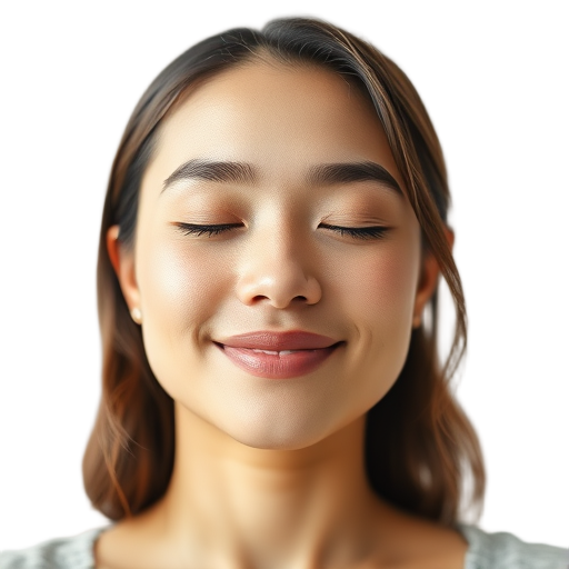 A person smiling to the camera with a white background looking like