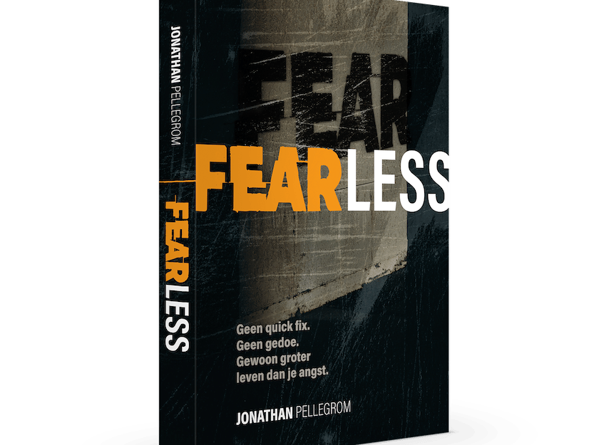FEARLESS_3D, Jonathan Pellegrom, boek FEARLESS, boek over angst