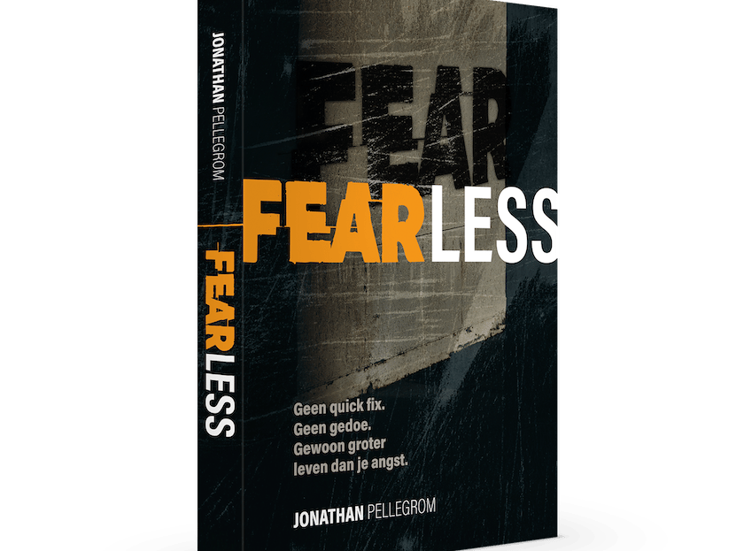 FEARLESS_3D, Jonathan Pellegrom, boek FEARLESS, boek over angst