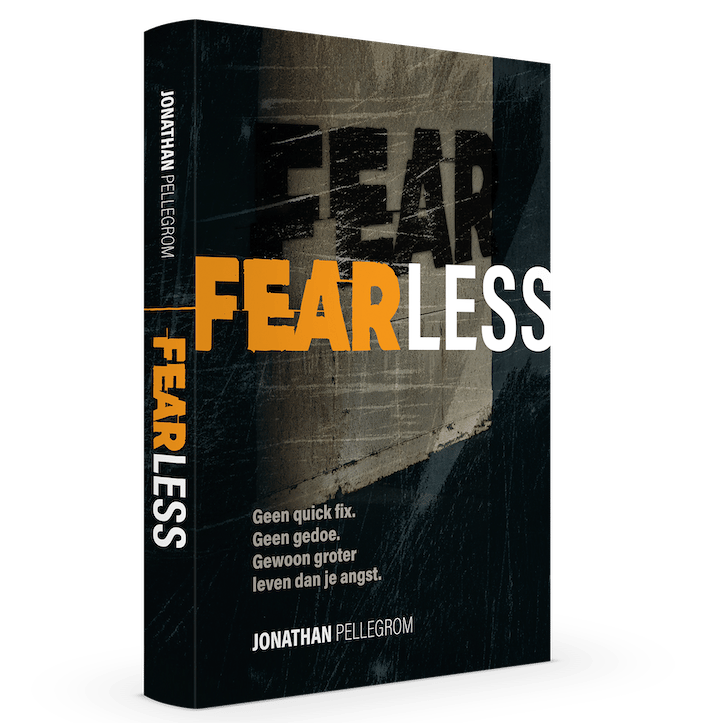 FEARLESS_3D, Jonathan Pellegrom, boek FEARLESS, boek over angst