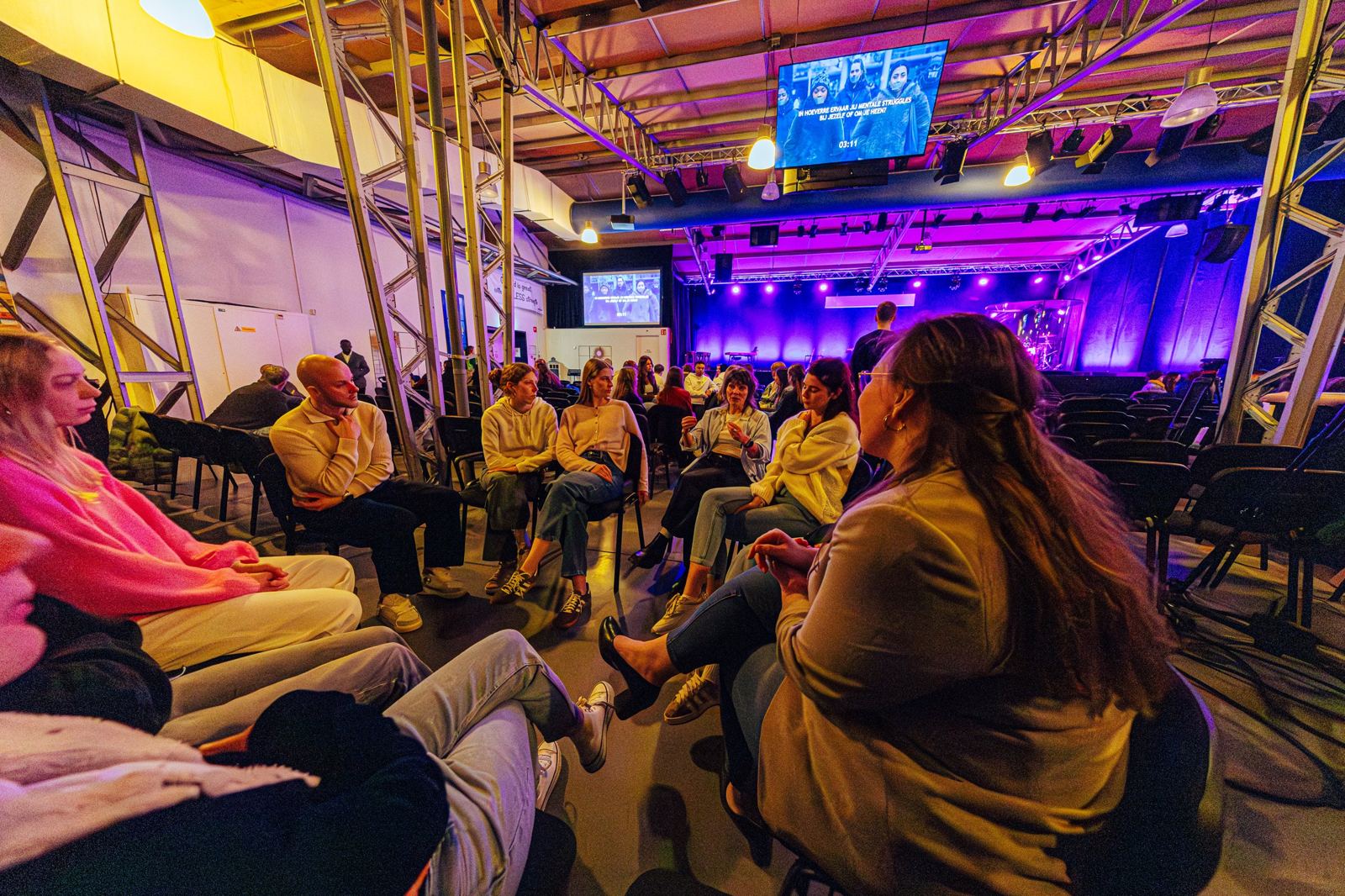 Kringgesprekken met jongeren tijdens de avond van Break the Silence 2026