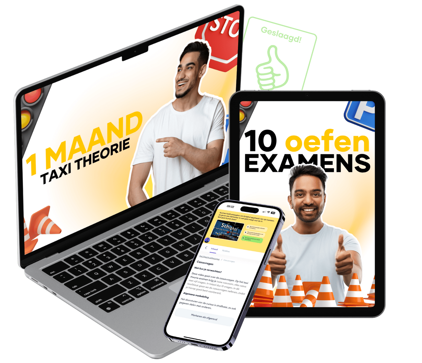 Taxi theorie oefenen 1 maand
