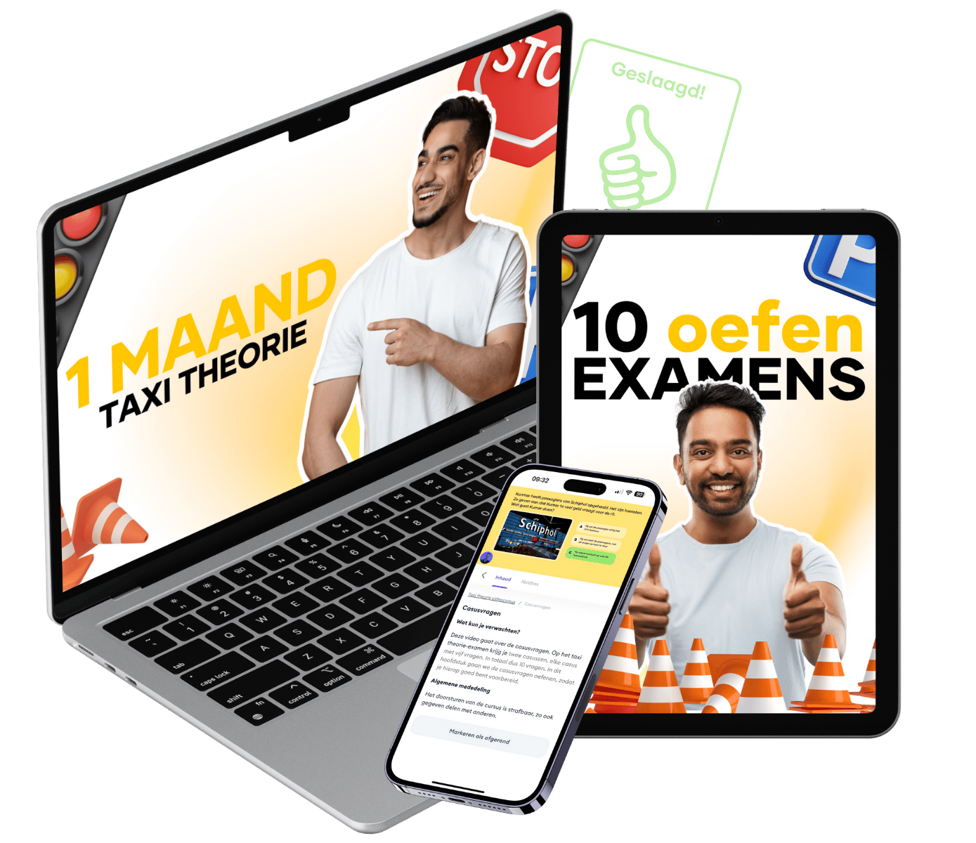 Taxi theorie oefenen 1 maand