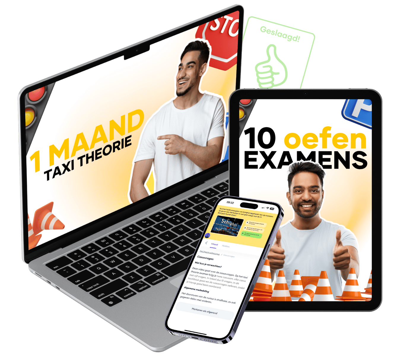 Taxi theorie oefenen 1 maand