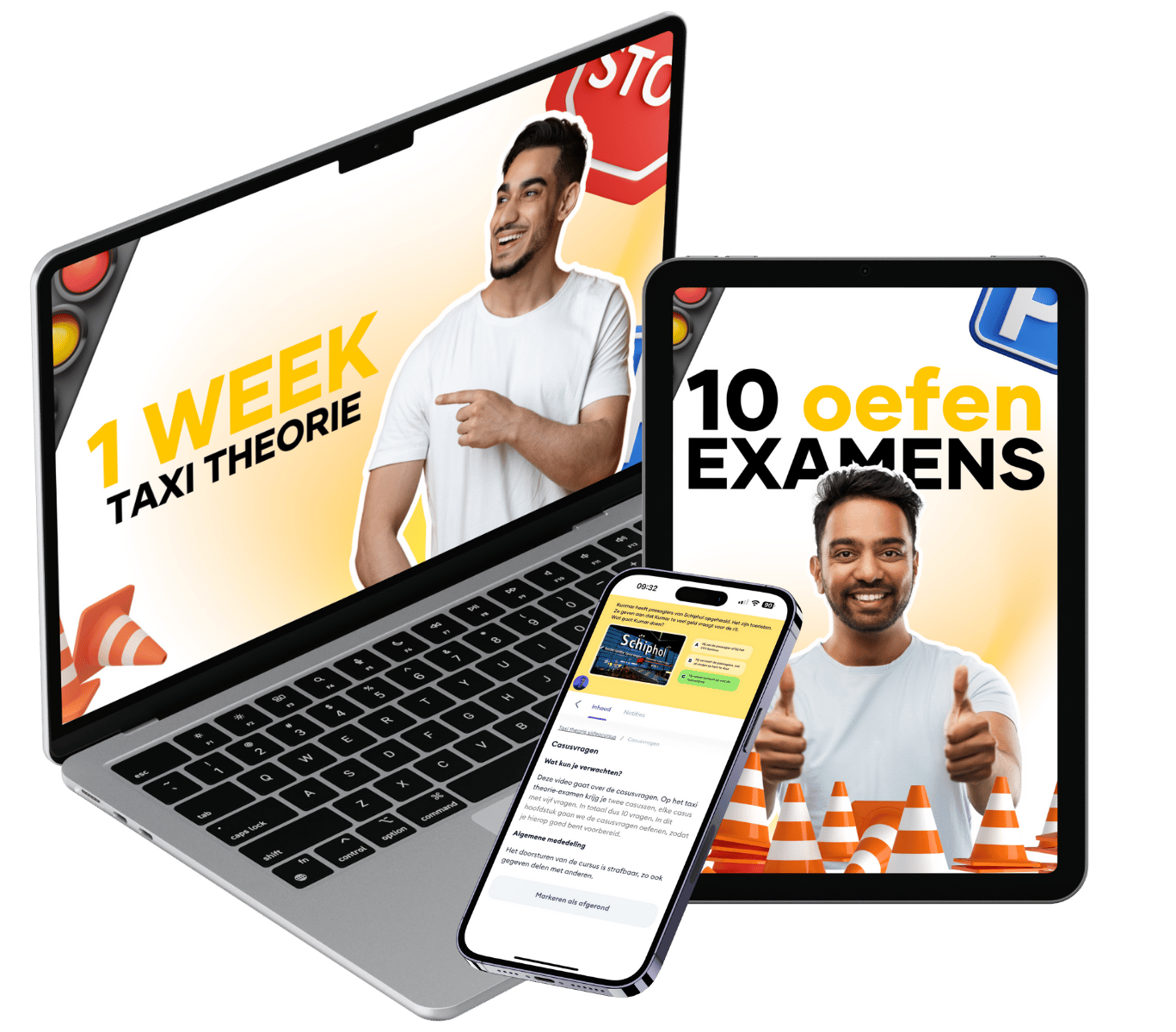 Taxi theorie oefenen 1 week