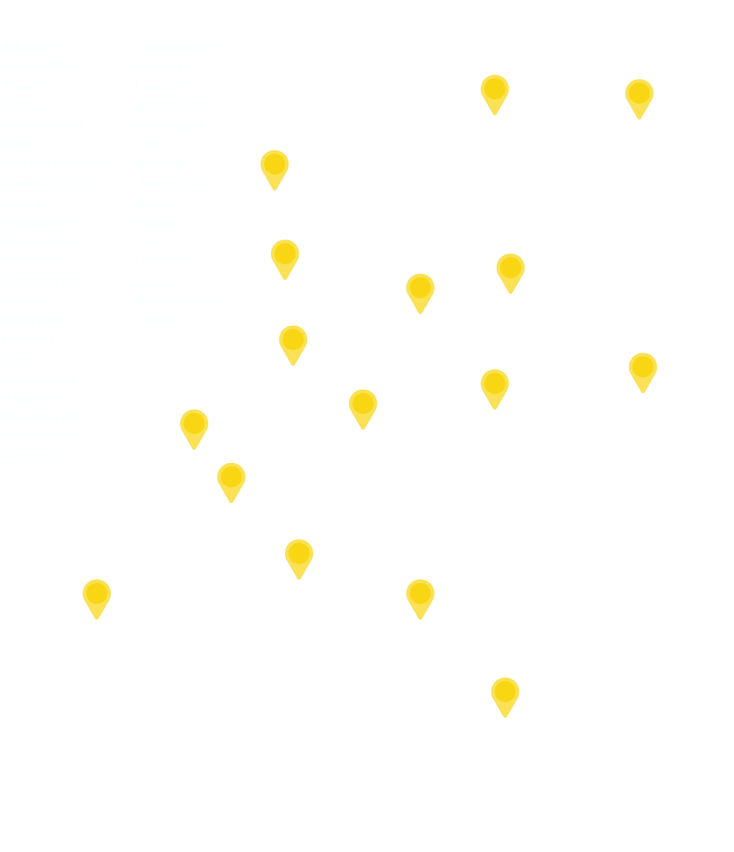 Landkaart Taxi theorie halen