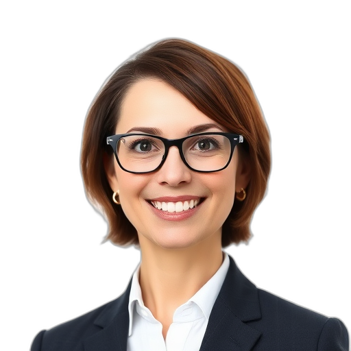 Een glimlachende persoon met een witte achtergrond.