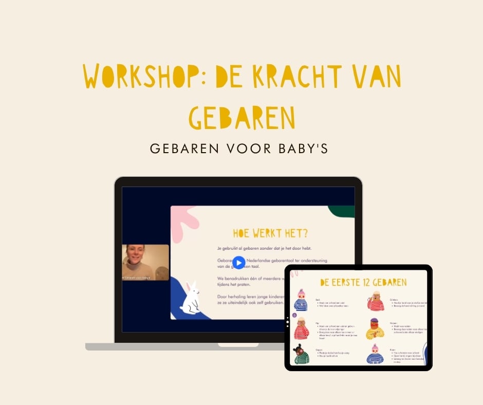 Babygebaren leren eerste 12 gebaren