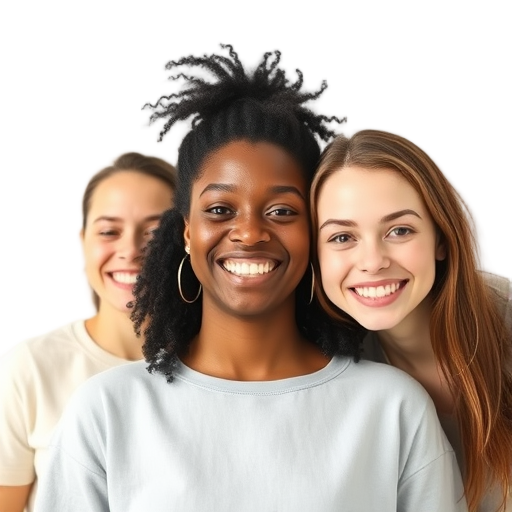 A person smiling to the camera with a white background looking like