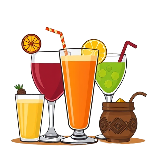 "Seven drinks" "African style" "Handmade bracelets" "Cultural symbols" "Sustainable farming" "Local farmers" "Traditional vessels"