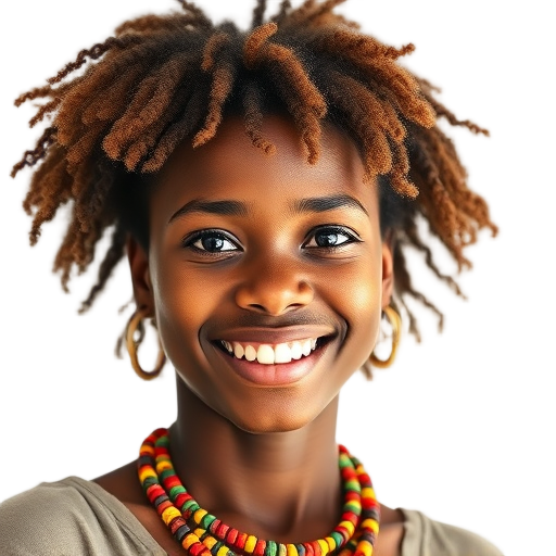 A person smiling to the camera with a white background looking like