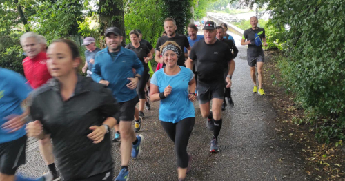StartRunners tijdens de training