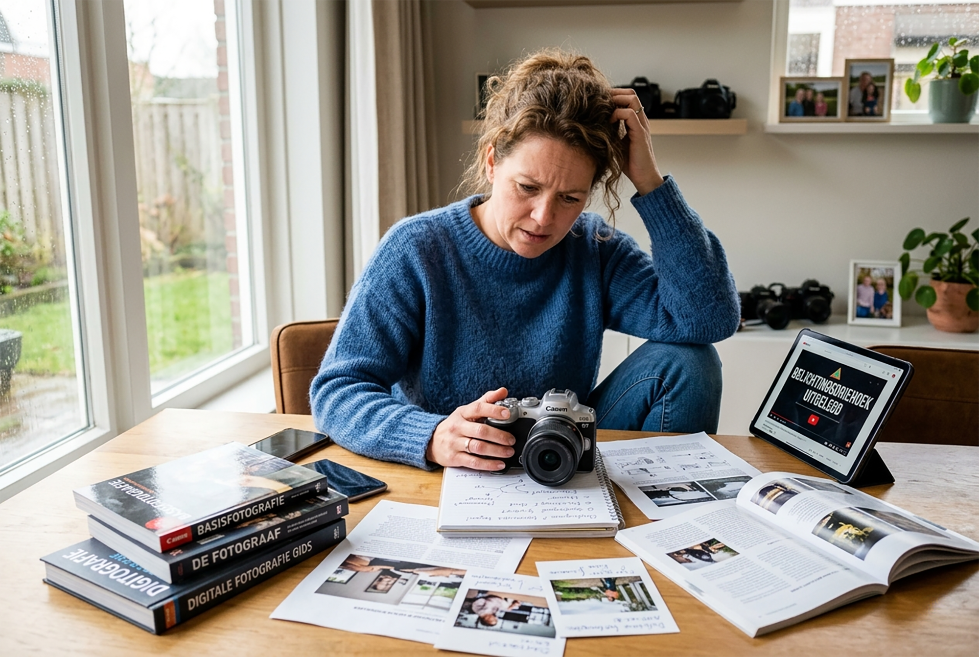 Gefrustreerde fotograaf