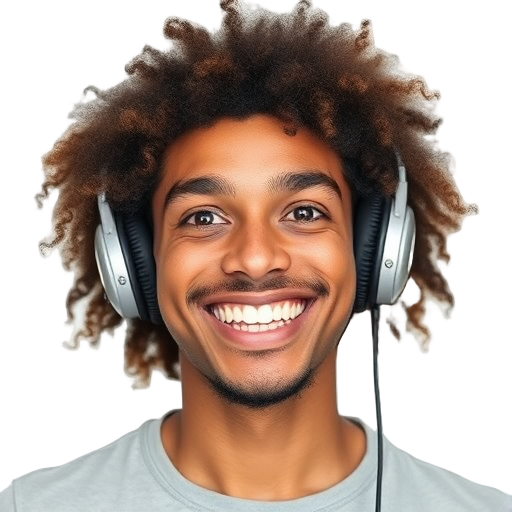 Een lachende persoon met een witte achtergrond.