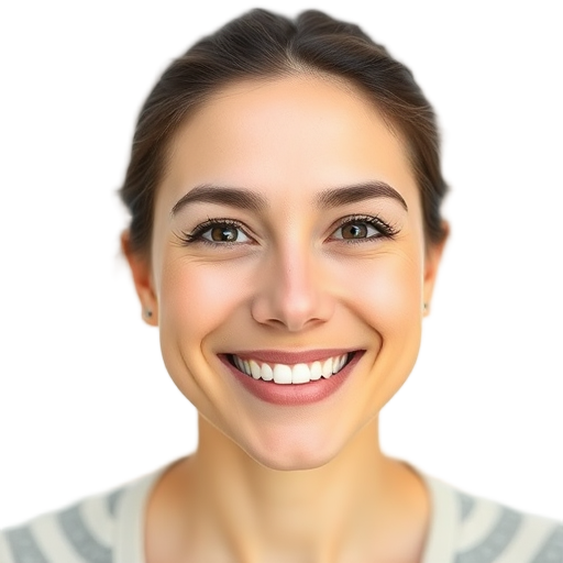 Een glimlachende persoon met een witte achtergrond.