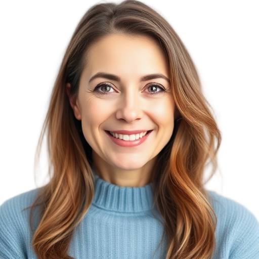 Een glimlachende persoon met een witte achtergrond.