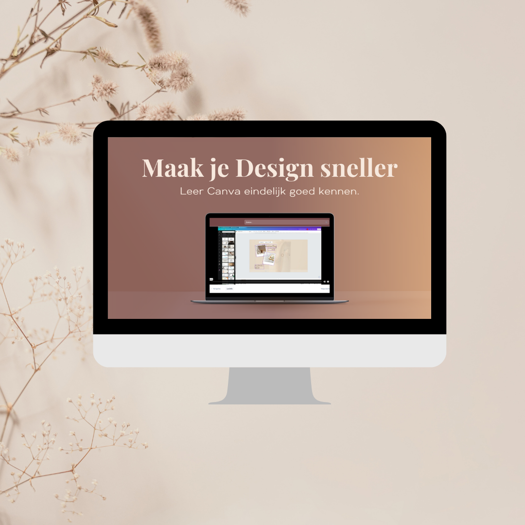 sneller designs maken met de Canva Basis training