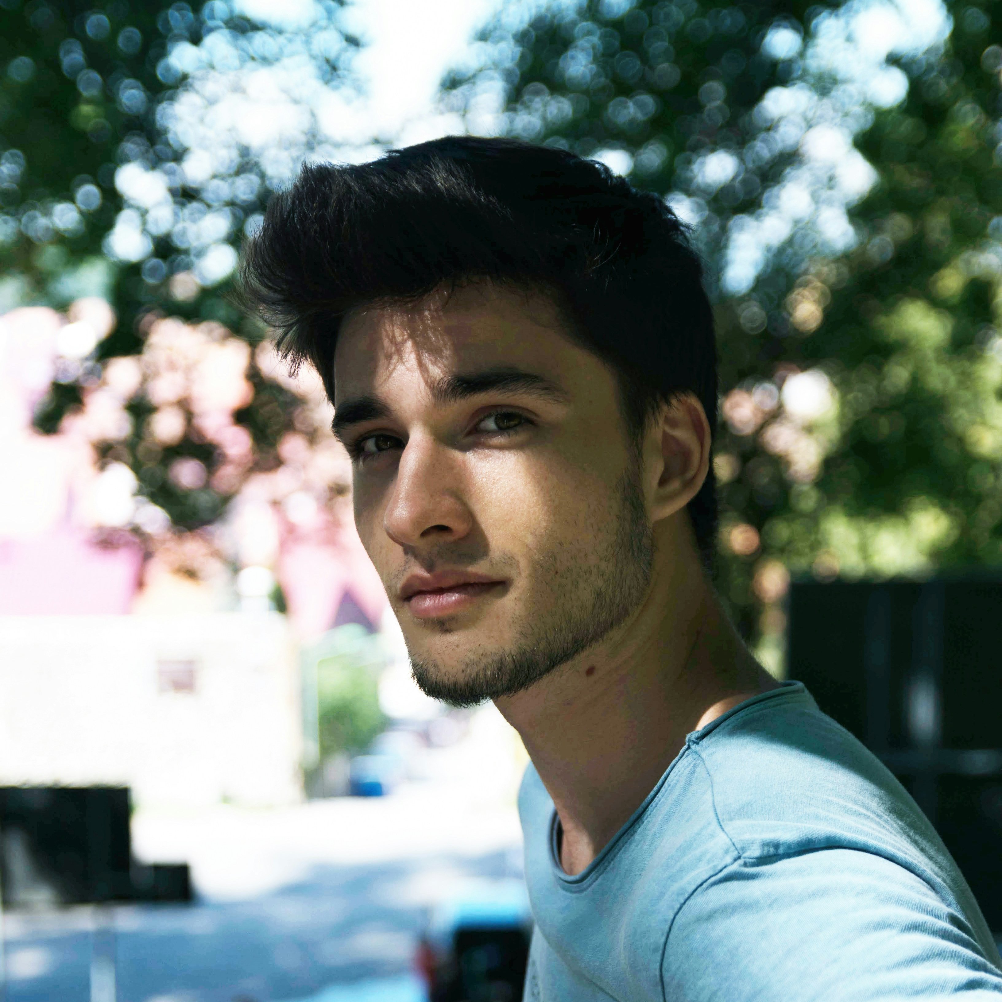 There is nothing like a summer day in the heart of the Romanian mountains. Photograph of my brother, taken by one of his friends and edited by me.