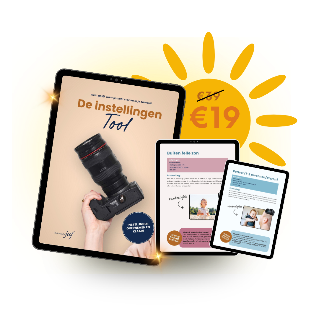 camera instellingen snappen