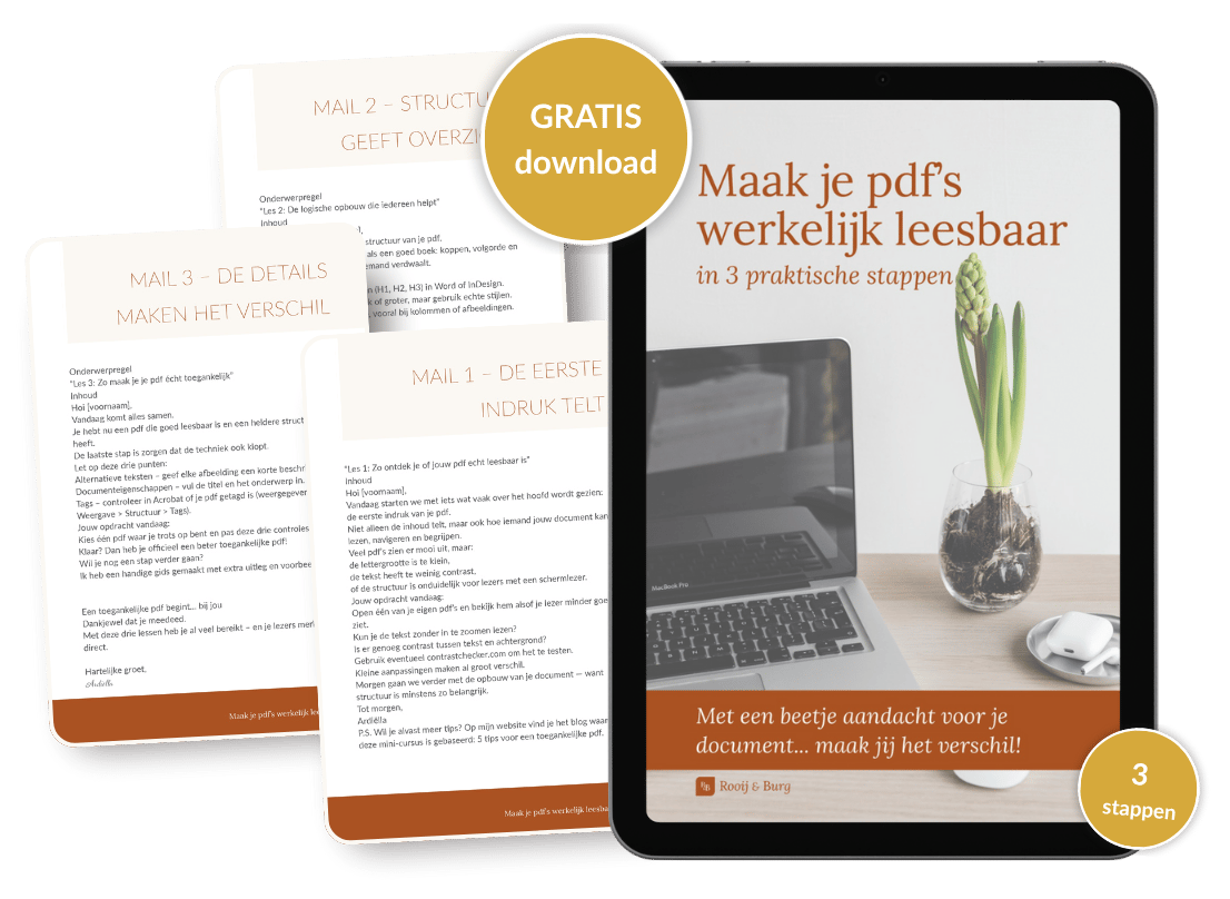IPad met email cursus: Maak je pdf's werkelijk leesbaar