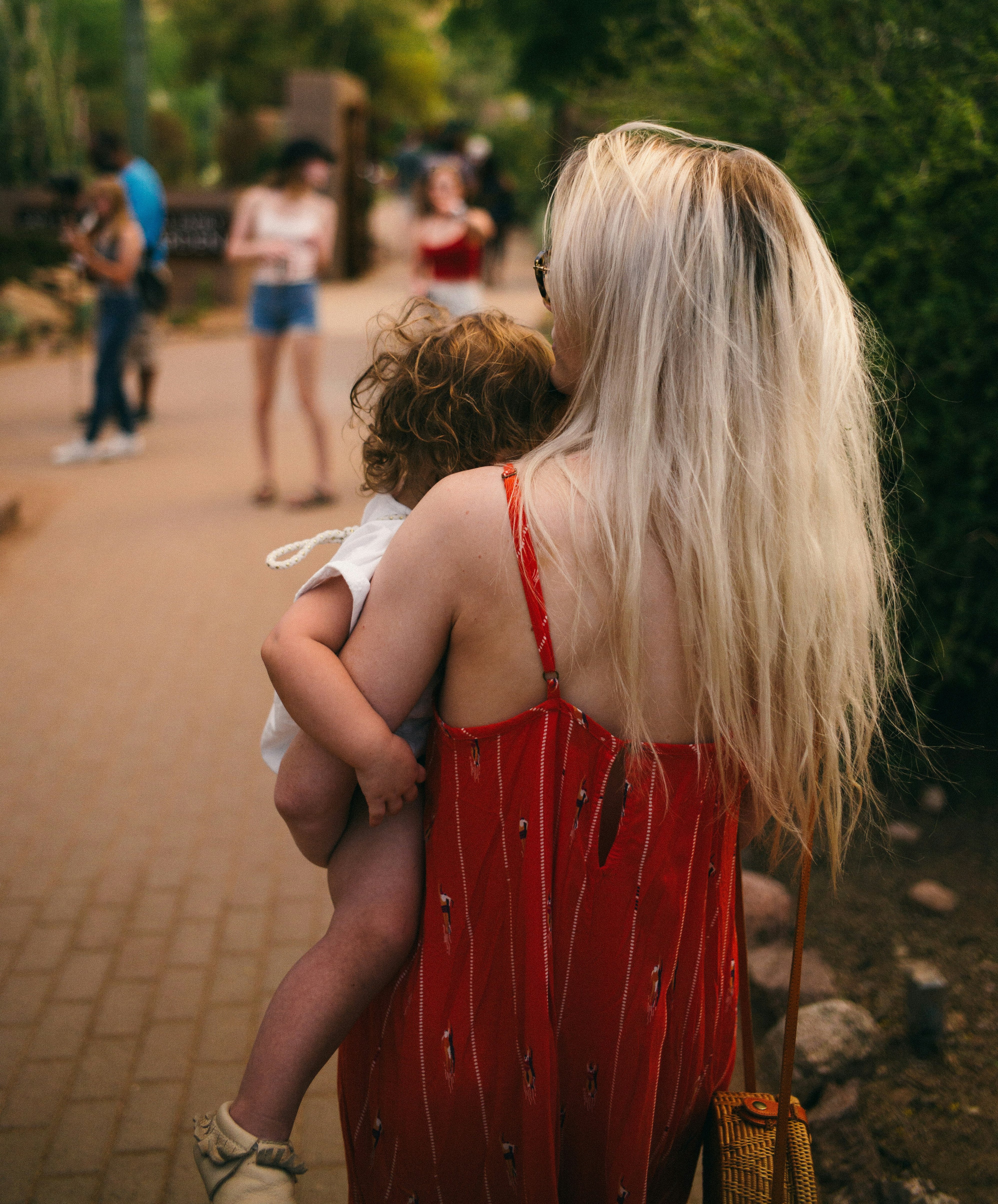 My wife and daughter. Taken at the Phoenix Botanical Gardens with my new Leica M262.