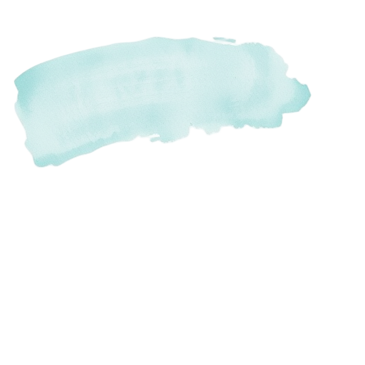 Aquarel penseelstreken in zachte blauwtinten.