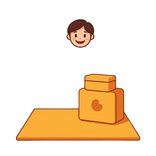 Yoga mat en blok met blije klanten.