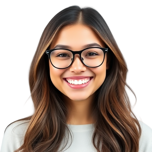 Een glimlachende persoon met een witte achtergrond.