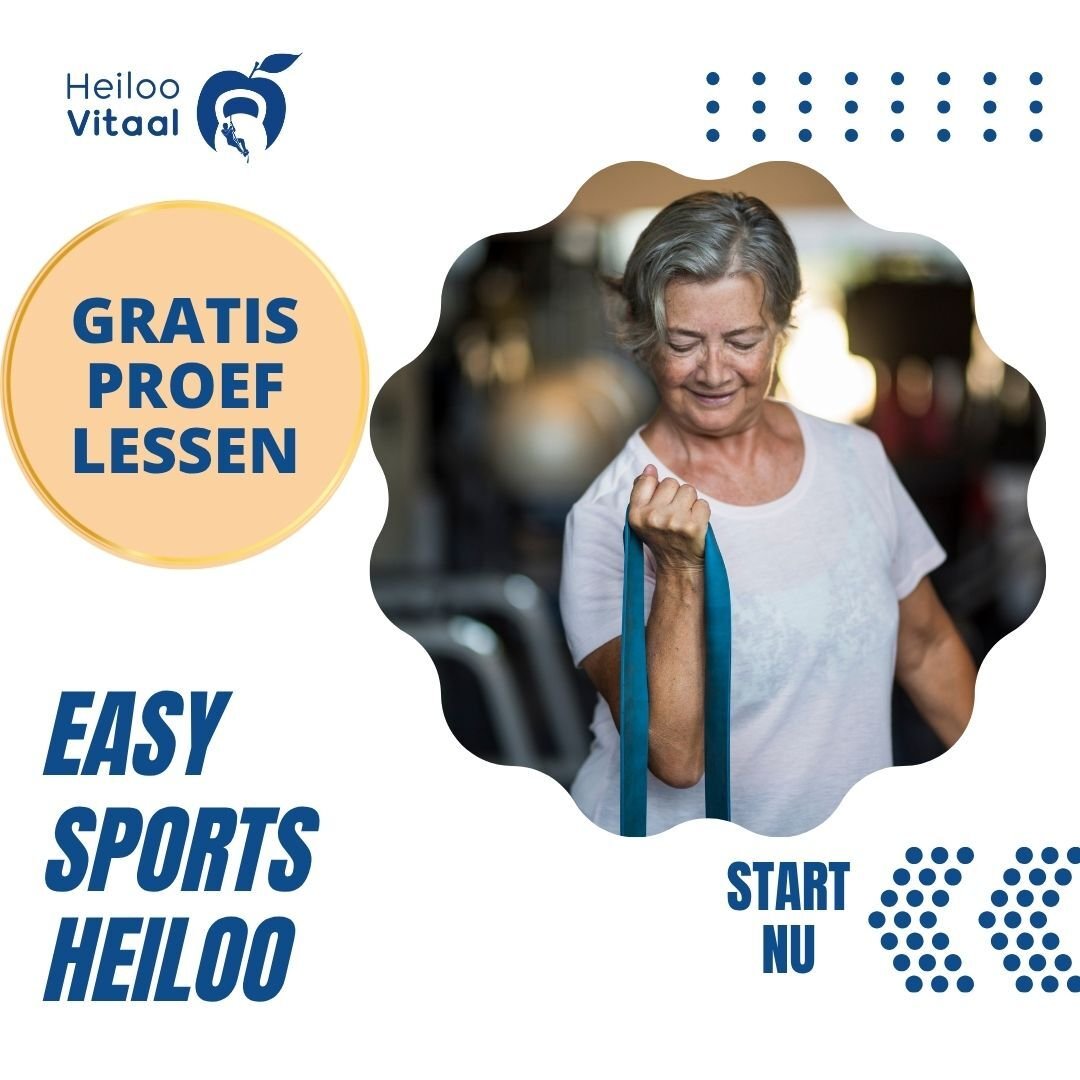 Gratis proeflessen Easy Sport Heiloo. Sport, Fitness en groepslessen voor ouderen in Heiloo. Sportschool Heiloo Vitaal.