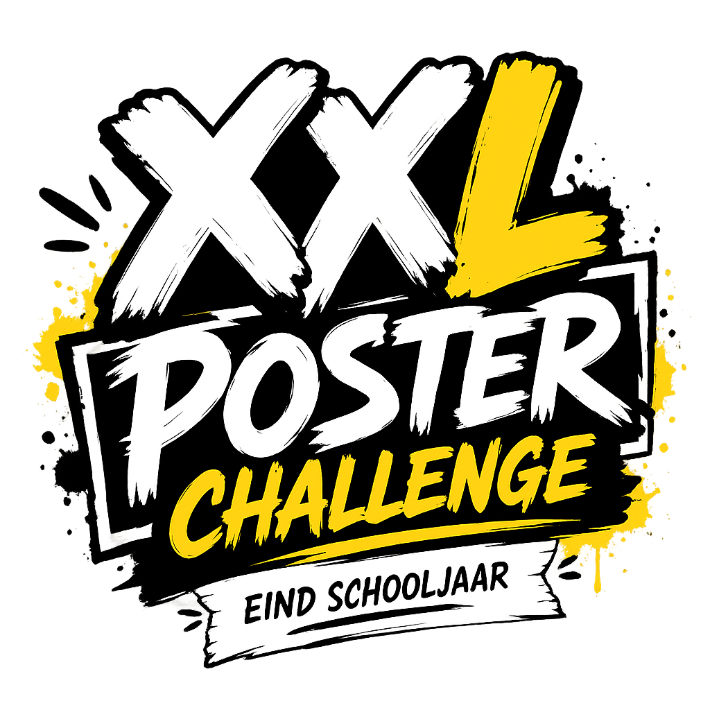 XXL poster challenge eind schooljaar