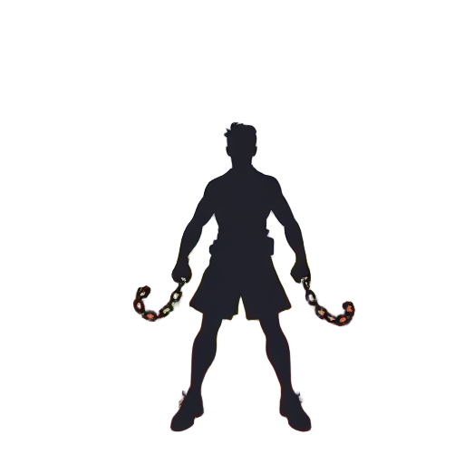 "human silhouette" "radiant energy" "abstract patterns" "breaking chains" "glowing light"