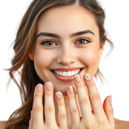 A person smiling to the camera with a white background looking like