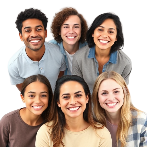 A person smiling to the camera with a white background looking like