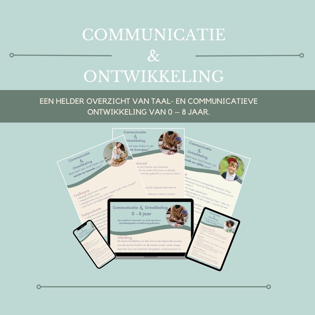 Taalschema 0 tot 8 jaar