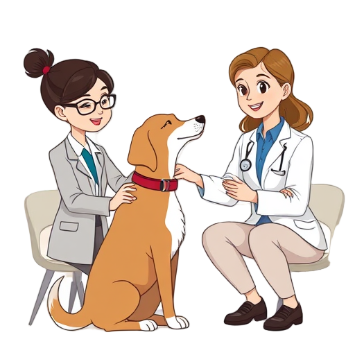 "two professionals" "dog behavior" "workshop setting" "expert guidance" "learning environment"