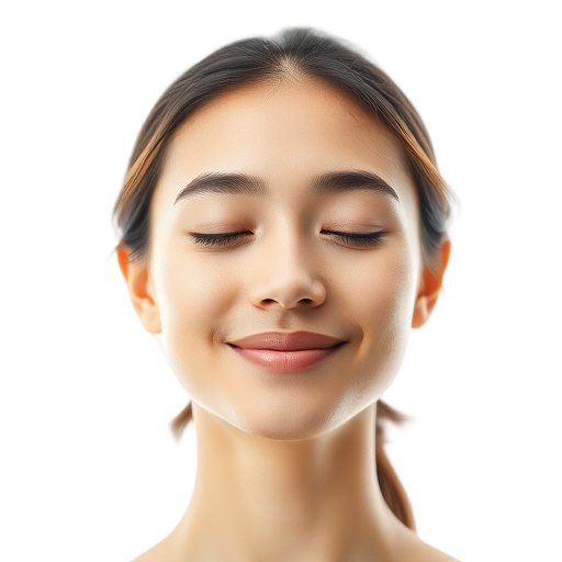 Een lachend persoon met een witte achtergrond.