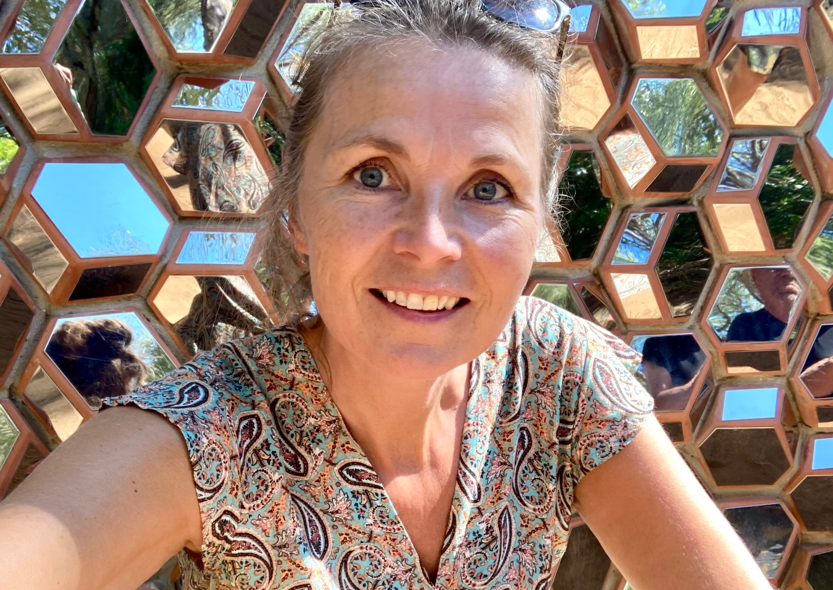 Marije Hanna Berghuis met spiegels