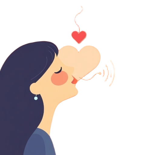 "love-filled", "sound waves", "breath", "silence", "open heart", "voice" "together singing" "soothing colors" "calm atmosphere"