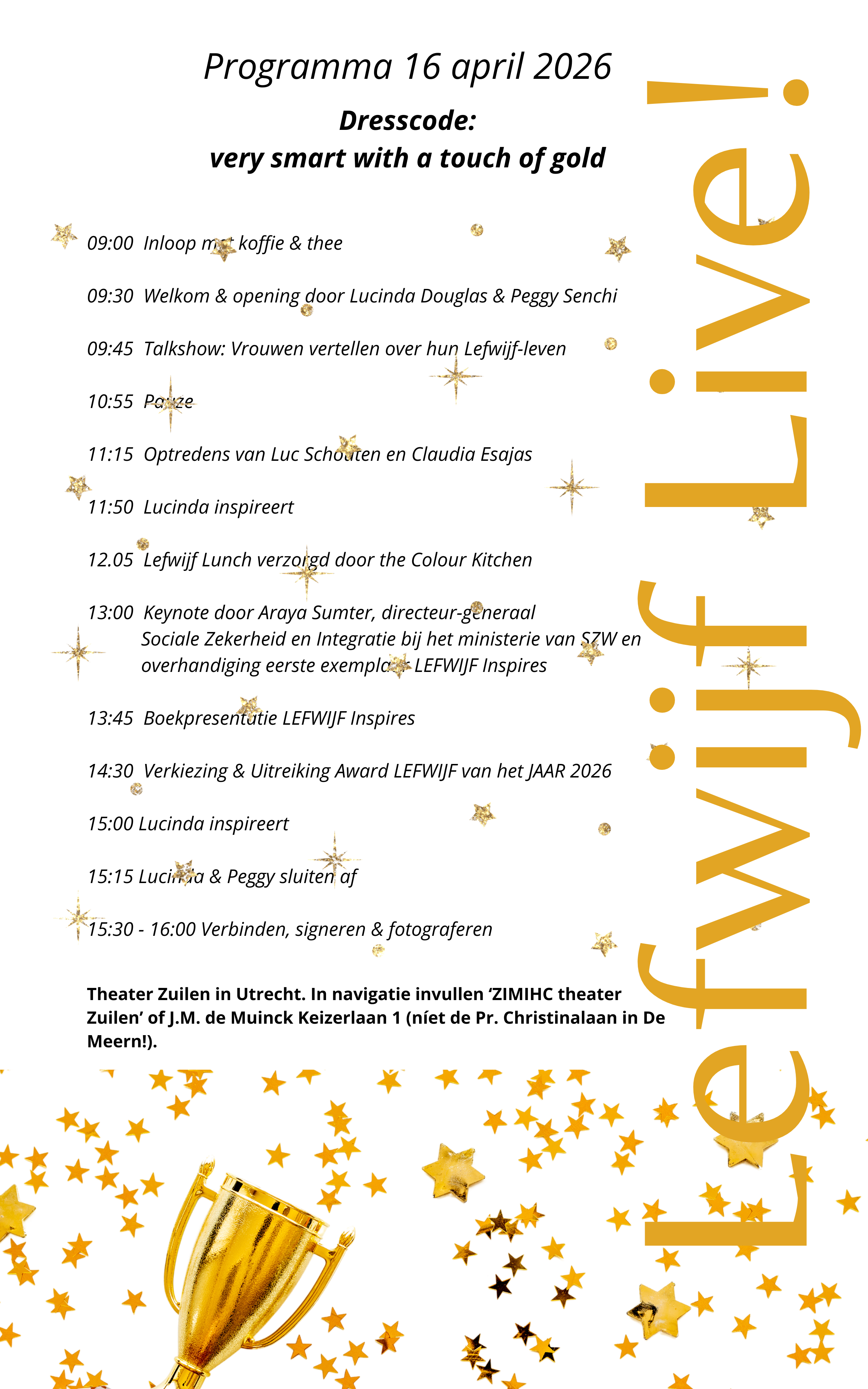 LEFWIJF LIVE! 2026 met Lucinda Douglas