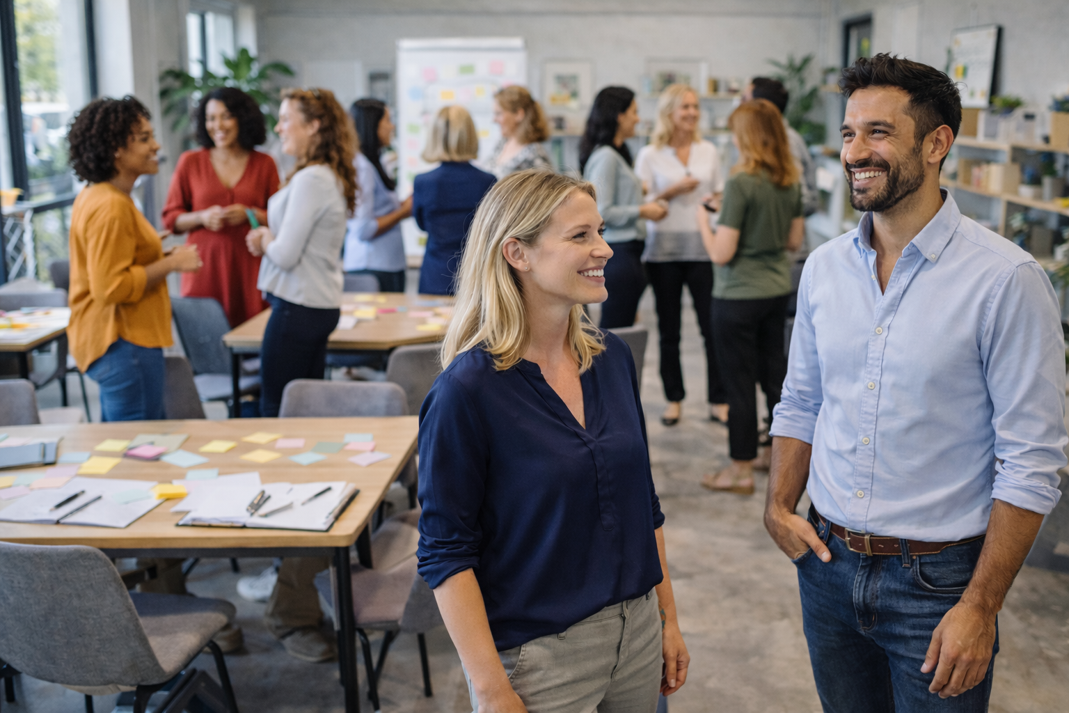 Workshop voor een teamdag of scholingsdag over werkgeluk en invloed