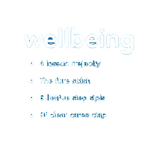 "wellbeing" "essentials" "six lessons" "clear steps" "action steps" "career plan""
