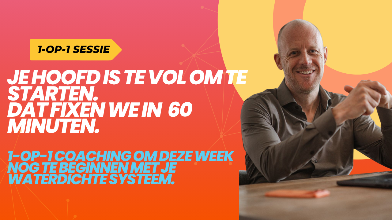 1op1 coaching rust in je hoofd 60 min
