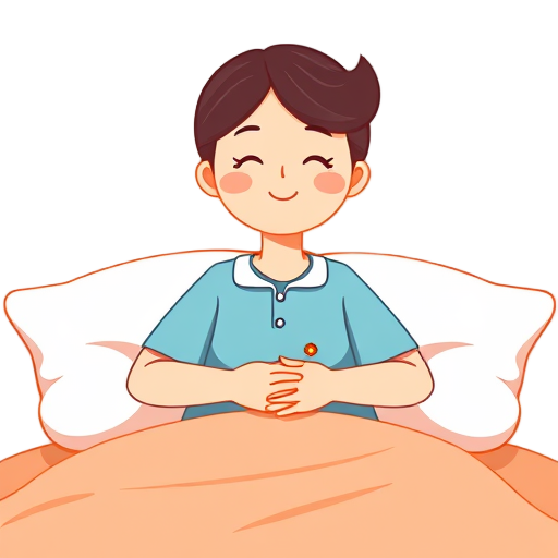 "Relaxing mother" "clock freedom" "massage hands" "calm smile" "soft pillows" "warm colors"