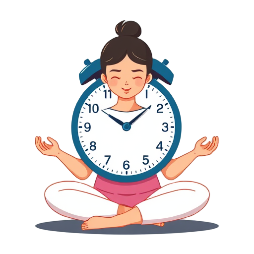 "relaxed mother" "clock freedom" "massage hands" "peaceful nature"