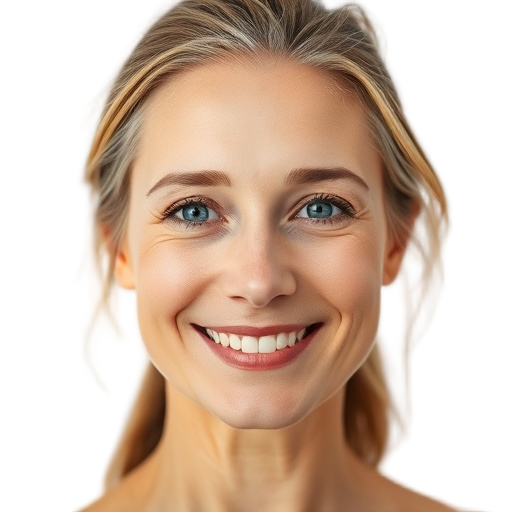 A person smiling to the camera with a white background looking like