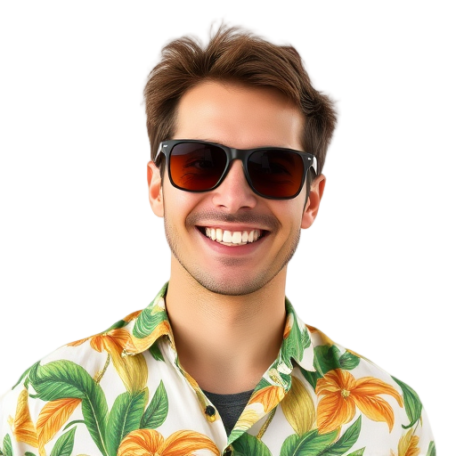 Een glimlachende persoon met een witte achtergrond.