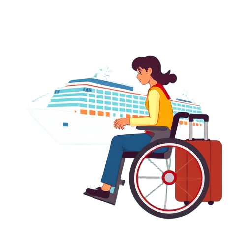 "wheelchair user" "cruise ship" "suitcase"
